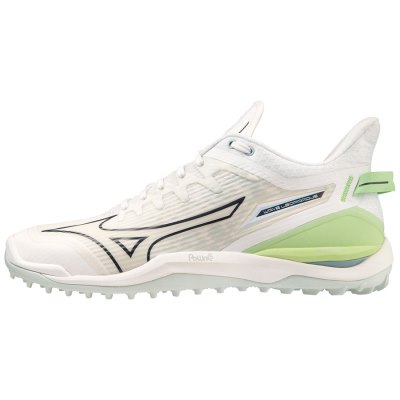 Zapatillas Hockey Mizuno WAVE Leopardus Hombre Blancos / Verdes - Chile M104MLWTSJ